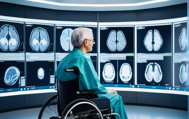 신경계 간호 - **Prompt:** A diverse group of people, appearing healthy and content, engaged in various brain-boost...