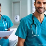 병원 조직 및 간호 행정 - Here are three detailed image generation prompts in English, designed to adhere to your guidelines f...